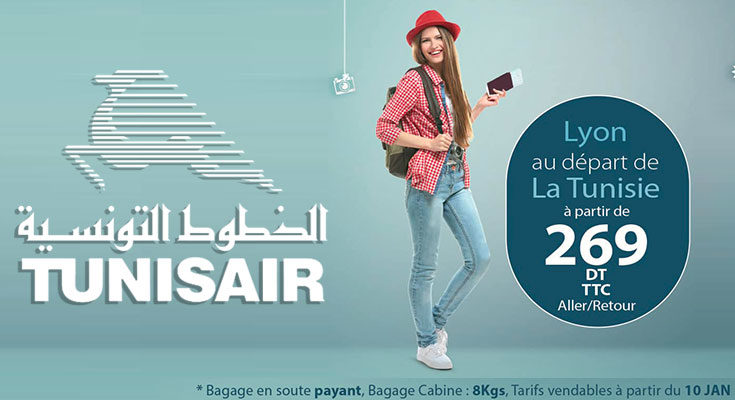 Tarif sans bagage Tunisair